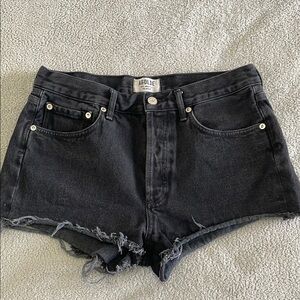 AGOLDE Women's Black Denim Shorts